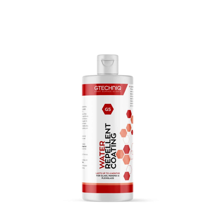 Gtechniq G5 Water Repellent Coating For Glass & Perspex