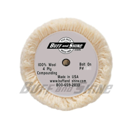Buff And Shine 160 mm Compounding Wool Pad