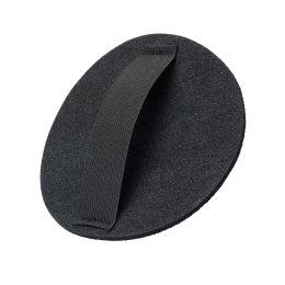 Flexipads bakplate med hånd- og borrelåsfeste 125 mm