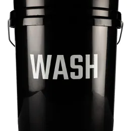 North Detailing Bucket Stickers White - Wash, Rinse and Wheels