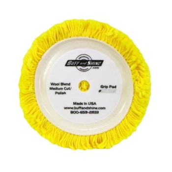 Buff And Shine 160 mm Yellow Wool Pad