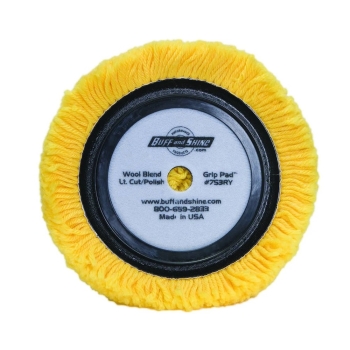 Buff And Shine 180 mm Yellow Wool Pad