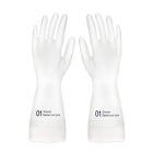 N09 White Latex Gloves