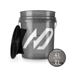 North Detailing 19L Performance Detailing Bucket - Ultra Clear Black